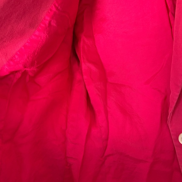 Lauren Ralph Lauren Petite‎ Silk Pink Blazer - Size 4P - Picture 3 of 5
